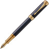 Ручка перьевая PARKER DUOFOLD F307 PRESTIGE CENTENNIAL BLUE CHEVRON GT M золото 18K 1931370